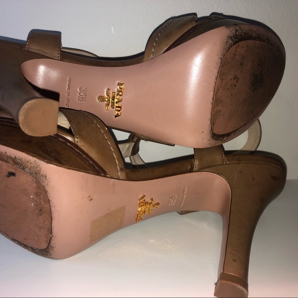 Prada T strap platform Open toe heels - Picture 4 of 7